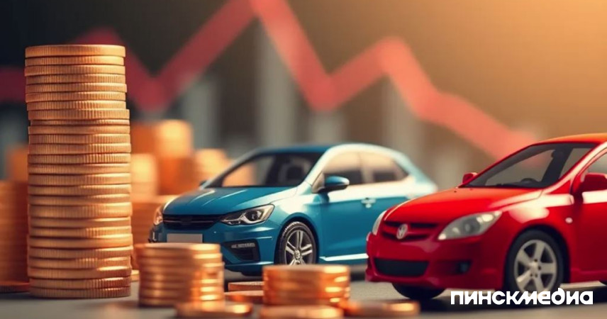 Продажи легковых автомобилей в Беларуси упали на 9,9%
