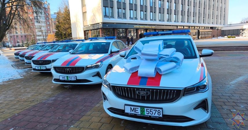 У спасателей Брестской области, в том числе и Пинска, - новые служебные автомобили