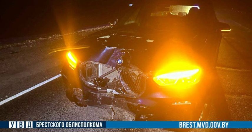 Смертельное ДТП под Пинском: на Р-6 возле Лопатино BMW сбил электровелосипед