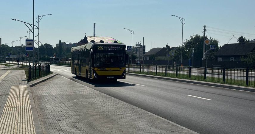 В Пинске открыли проезд по обновленному участку улицы Брестской