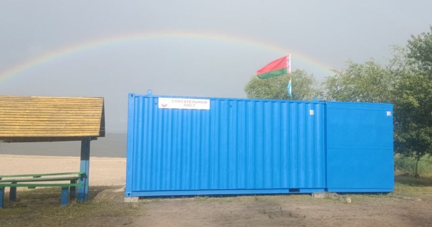 Обновление поста: для спасателей на Погостском озере обустроили два новых помещения