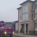 В Пинске спасатели ликвидировали пожар в административном здании на улице Берковича