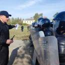 От оцепления до спецсредств: в Пинске отработали ликвидацию массовых беспорядков