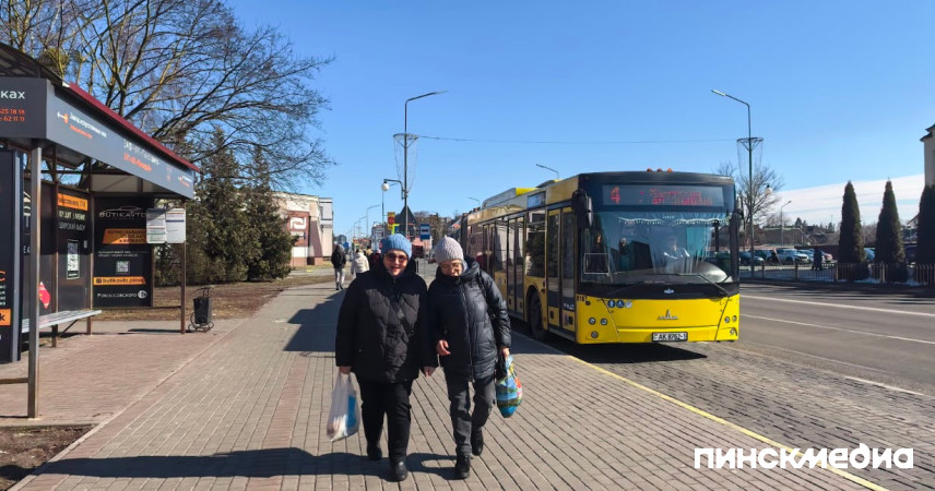 В Пинске с 20 октября меняется схема движения автобуса № 4