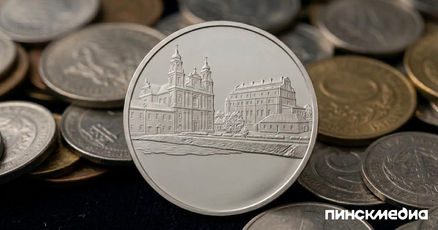 Нацбанк: Пинск появится на памятных монетах «Гарады Беларусі» в 2027 году