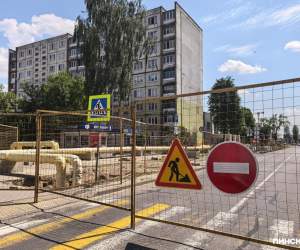 До конца октября: в Пинске закрыли сквозной проезд с Ильина на Центральную