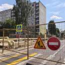 До конца октября: в Пинске закрыли сквозной проезд с Ильина на Центральную