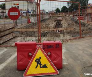 В Пинске на площади Ленина с 10 по 30 августа перекроют движение из-за ремонта теплосетей