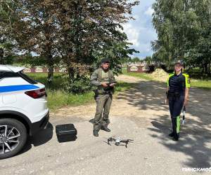 С 24 по 26 июля на трассе Р-6 под Пинском ГАИ задействует БПЛА и смешанный контроль