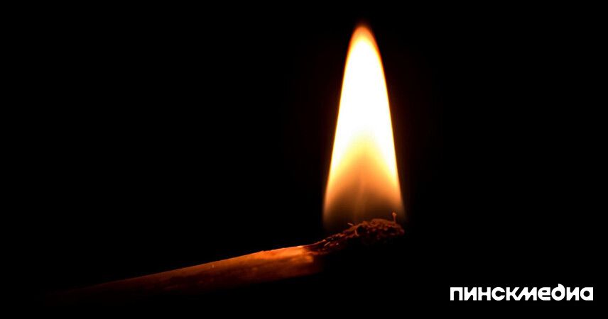 На пожаре в Пинске мужчина получил ожоги