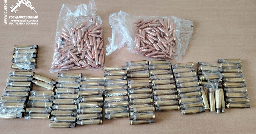 Более 13 тыс. пуль и гильз изъяли брестские таможенники у граждан Беларуси прибывших из Польши