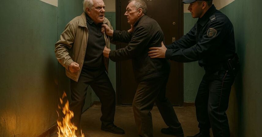 Ссора соседей в Пинске закончилась поджогом и уголовным делом