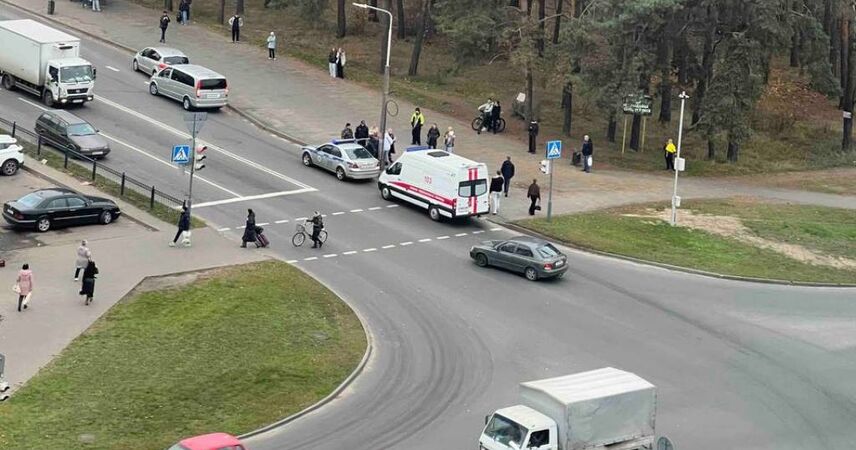 Ребёнок пострадал в ДТП возле остановки «Лесопарк» в Пинске