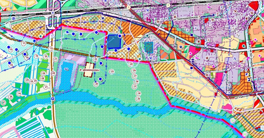Где будут новые жилые кварталы в Пинске: детали генплана развития города до 2040 года
