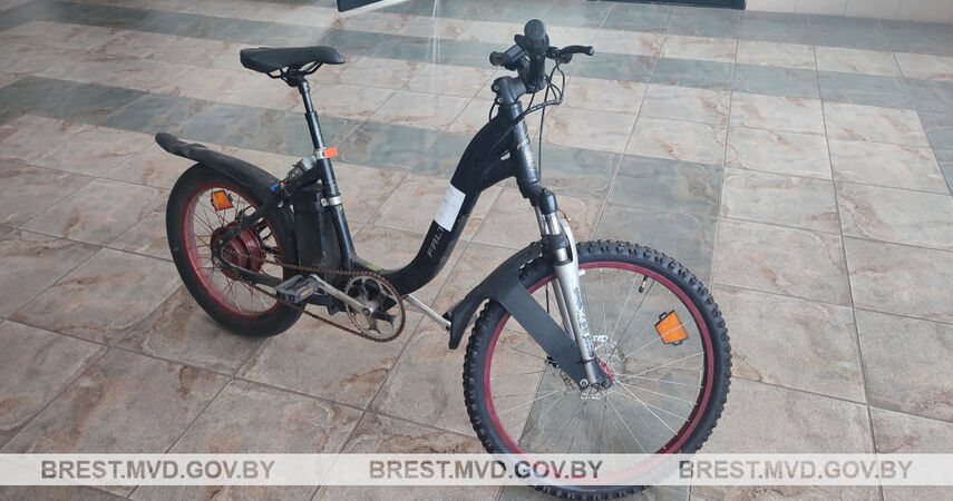 В Пинске милиция за сутки раскрыла кражу электровелосипеда