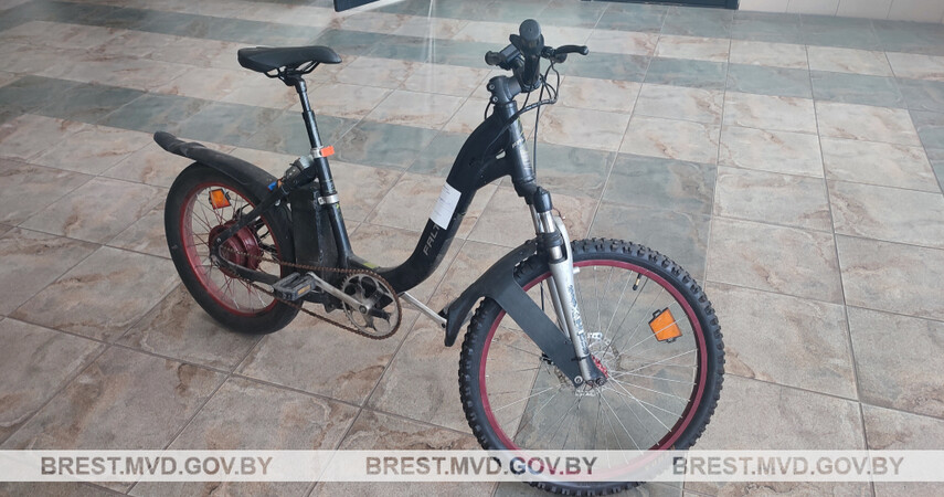 В Пинске милиция за сутки раскрыла кражу электровелосипеда