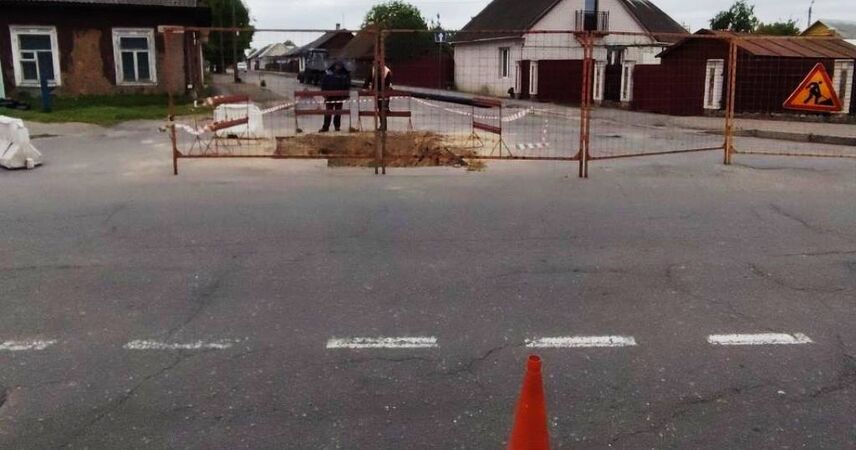 Обновление водопровода в Пинске на ул. Полесской завершат в июле