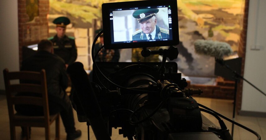 На пограничной заставе «Дивин» Пинского погранотряда снимают фильм