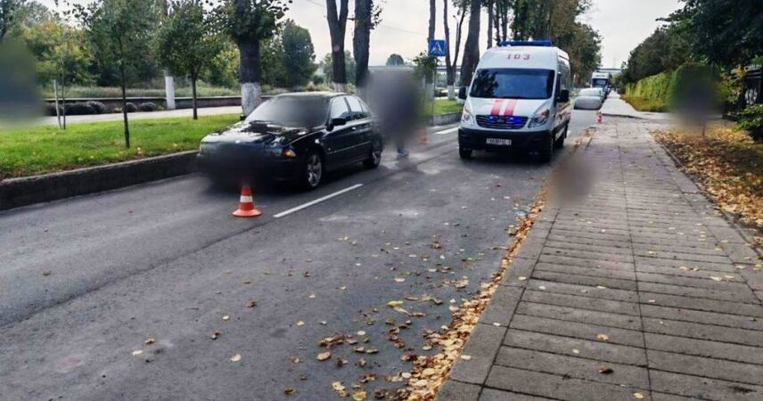 В Пинске 18-летний водитель сбил женщину на пешеходном переходе