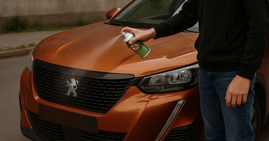 В Пинске братья 14 и 10 лет повредили чужое авто спреем: старшему грозит суд