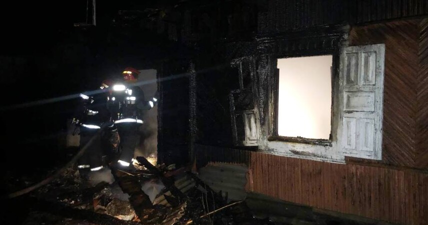 Ночной пожар в Пинском районе: в Кончицах горела дача