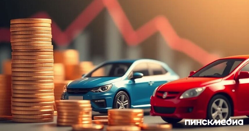 Продажи легковых автомобилей в Беларуси упали на 9,9%