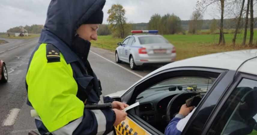 ГАИ проводит рейды в Пинском районе: проверки продлятся до 26 октября
