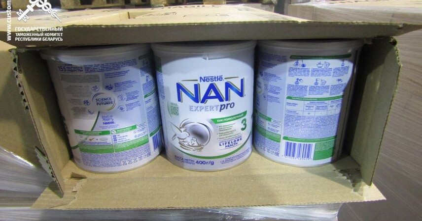 Брестская таможня предотвратила попытку ввоза детского питания на сумму более 2 млн рублей без декларирования