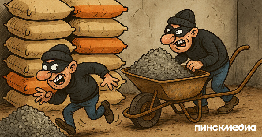 В Пинске работники стройпредприятия сбывали бетон и цемент «налево»: ущерб превысил 18 тыс. рублей