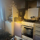 В Пинске на пожаре в жилом доме на ул. Клещева работники МЧС спасли мужчину