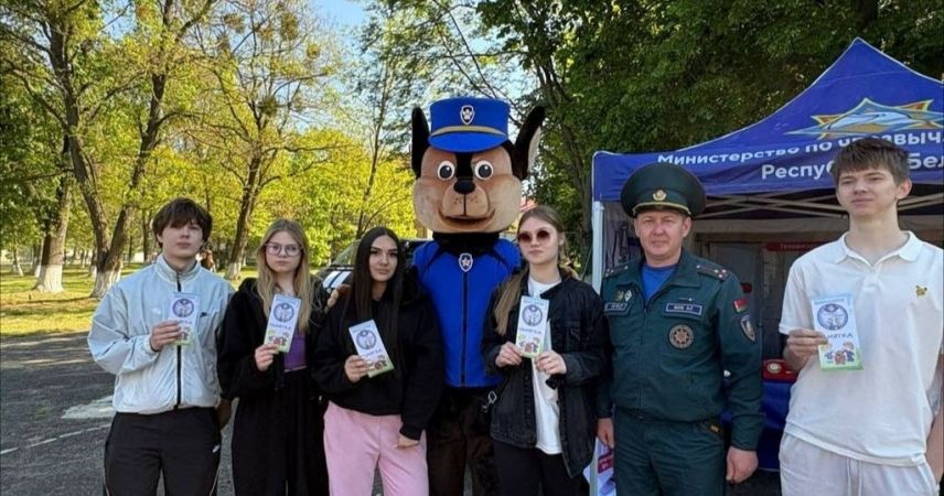 Акция «Безопасные каникулы» началась в Пинском районе со спортивного праздника