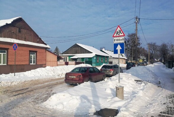 В Пинске по ул. Ясной теперь одностороннее движение: что надо знать водителям