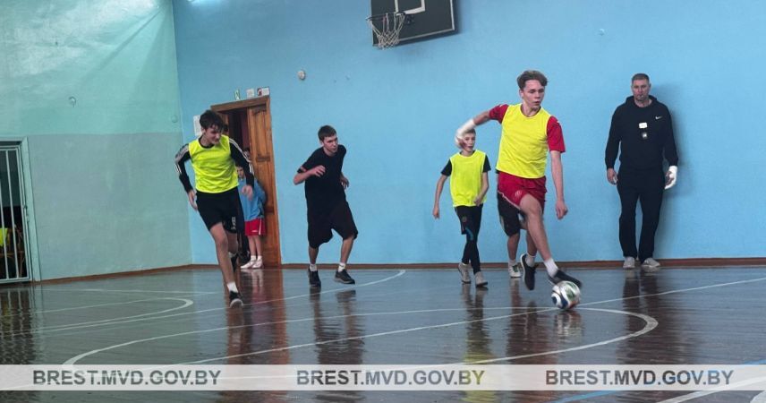 В Пинске прошёл турнир по мини-футболу среди школьников