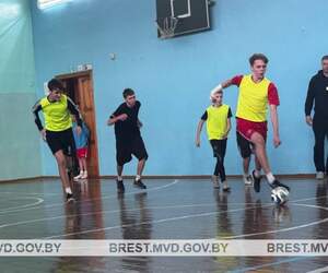 В Пинске прошёл турнир по мини-футболу среди школьников