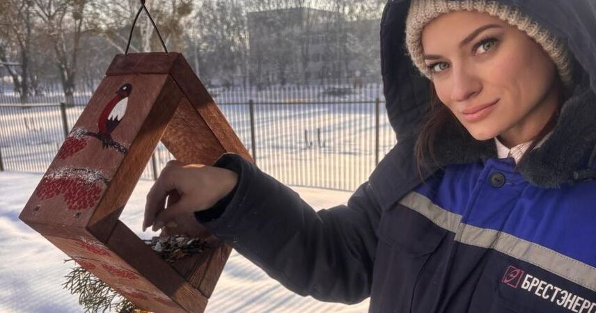 Как в Пинске поддерживают птиц зимой: теплосети провели конкурс кормушек