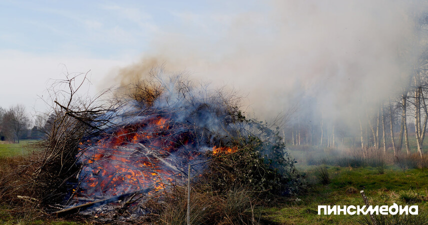 До 2250 рублей за костер: спасатели Пинска ужесточили контроль над палами