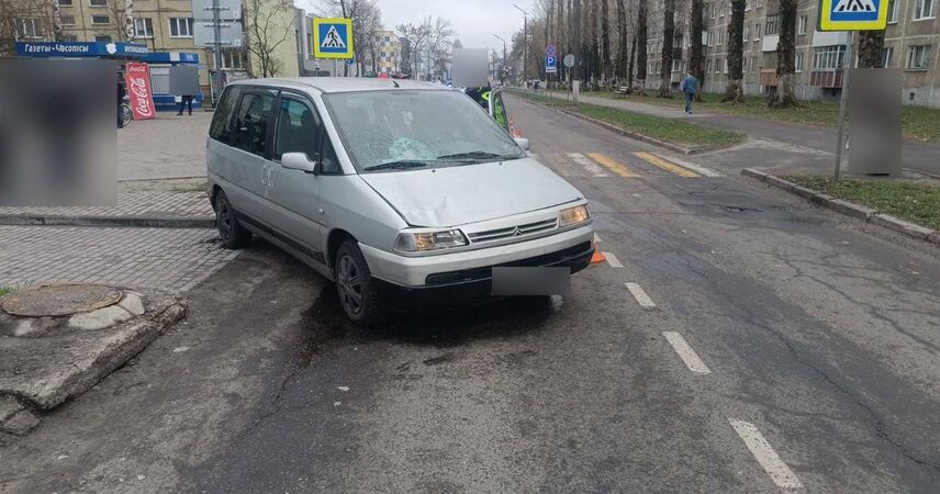 ДТП на Ильина в Пинске: водитель Citroën сбил пешехода, женщина в больнице