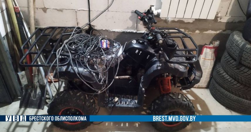В Лунинце девятилетний водитель квадроцикла сбил семилетнего ребенка на велосипеде