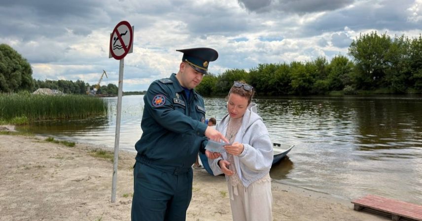 В Пинске спасатели и ОСВОД провели масштабный рейд по пляжам