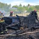 Два пожара за неделю: в Парахонске трагически погиб мужчина, в с/т «Магия» сгорела дачная постройка