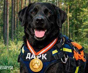 Пёс-спасатель Дарк из Беларуси победил в международном конкурсе с большим отрывом