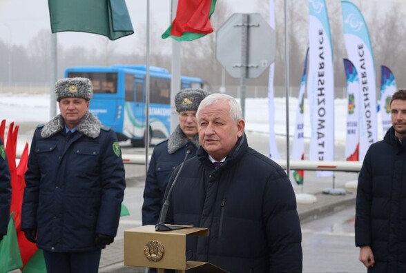 В пункте пропуска «Козловичи» торжественно открыли крупнейшую в Европе зону ожидания с системой электронной очереди