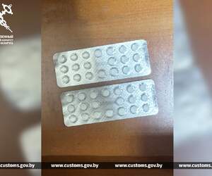 Пассажир автобуса пытался незаконно ввезти в Беларусь 40 таблеток сильнодействующего вещества