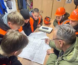 Впервые в отрасли: «Стройтрест №2» организовал тест-драйв для студентов-электриков в Пинске