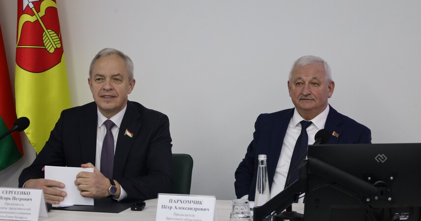 Развитие Полесья и диалог с активом: подробности рабочего визита Игоря Сергеенко и Петра Пархомчика в Пинск