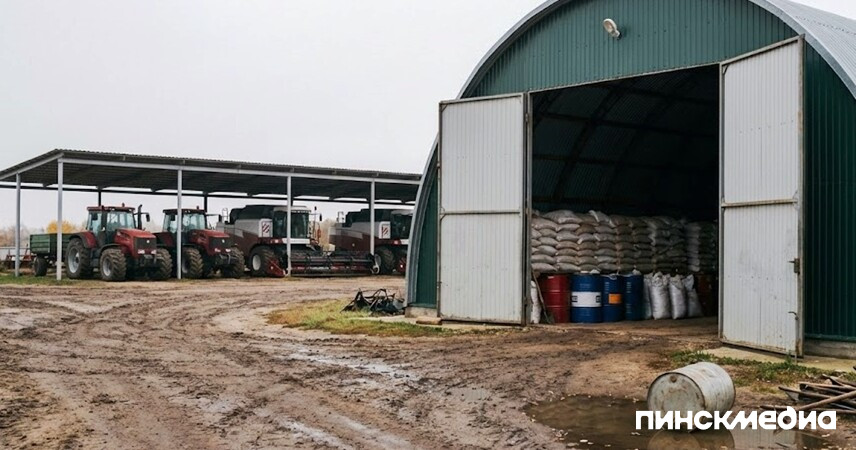 Тракторист из Пинского района присвоил 100 литров гербицида на 2 тыс. рублей