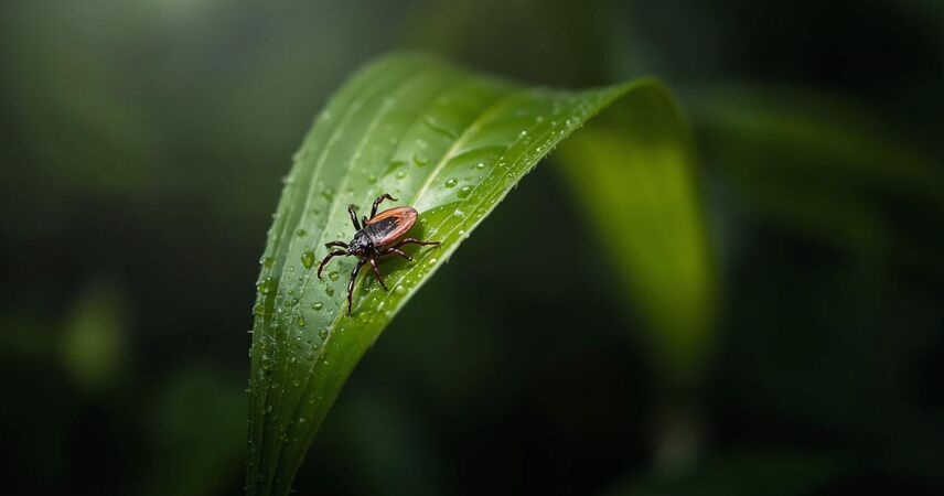 Первые клещи появились в Пинском районе в конце февраля