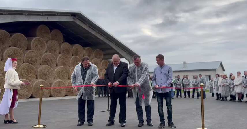 Современный комплекс по доращиванию и откорму бычков открыли в Пинском районе