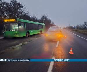 Смертельное ДТП под Пинском: 18-летний водитель Ford сбил пожилого пешехода