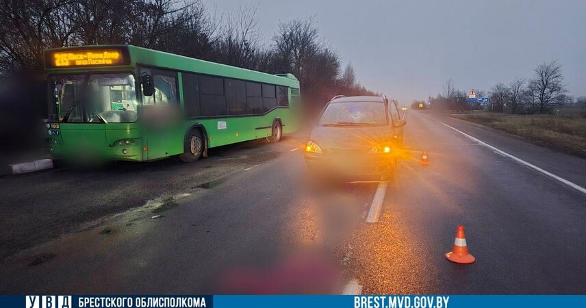 Смертельное ДТП под Пинском: 18-летний водитель Ford сбил пожилого пешехода